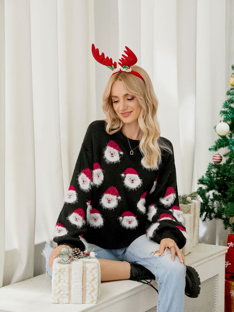 Pull tricoté Père Noël