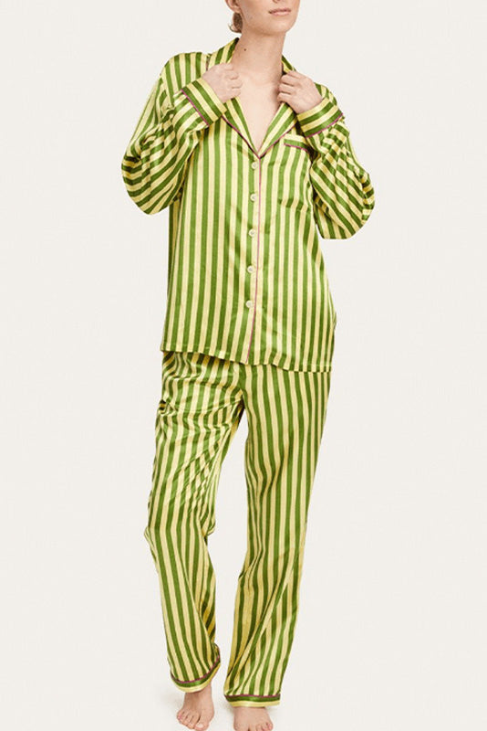 Öko-frëndlech Fiber gedréckt Pyjama Set