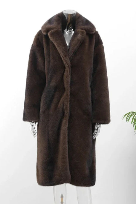 Manteau en peluche luxueux