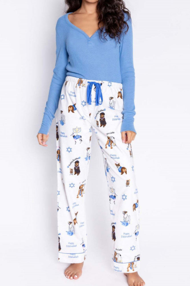 Cute Dog Print Pyjama Set