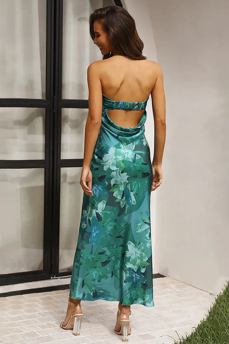 Miya Maxi-jurk - Groene print