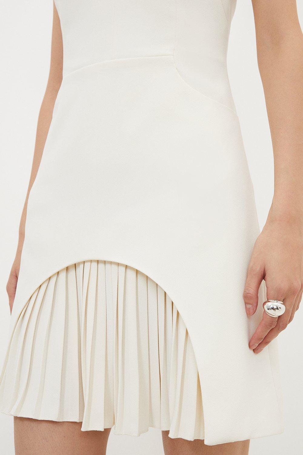Yanke White Mini Dress