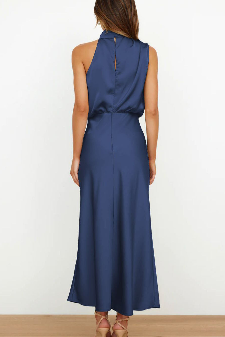 Esther Maxi Jurk - Blauw