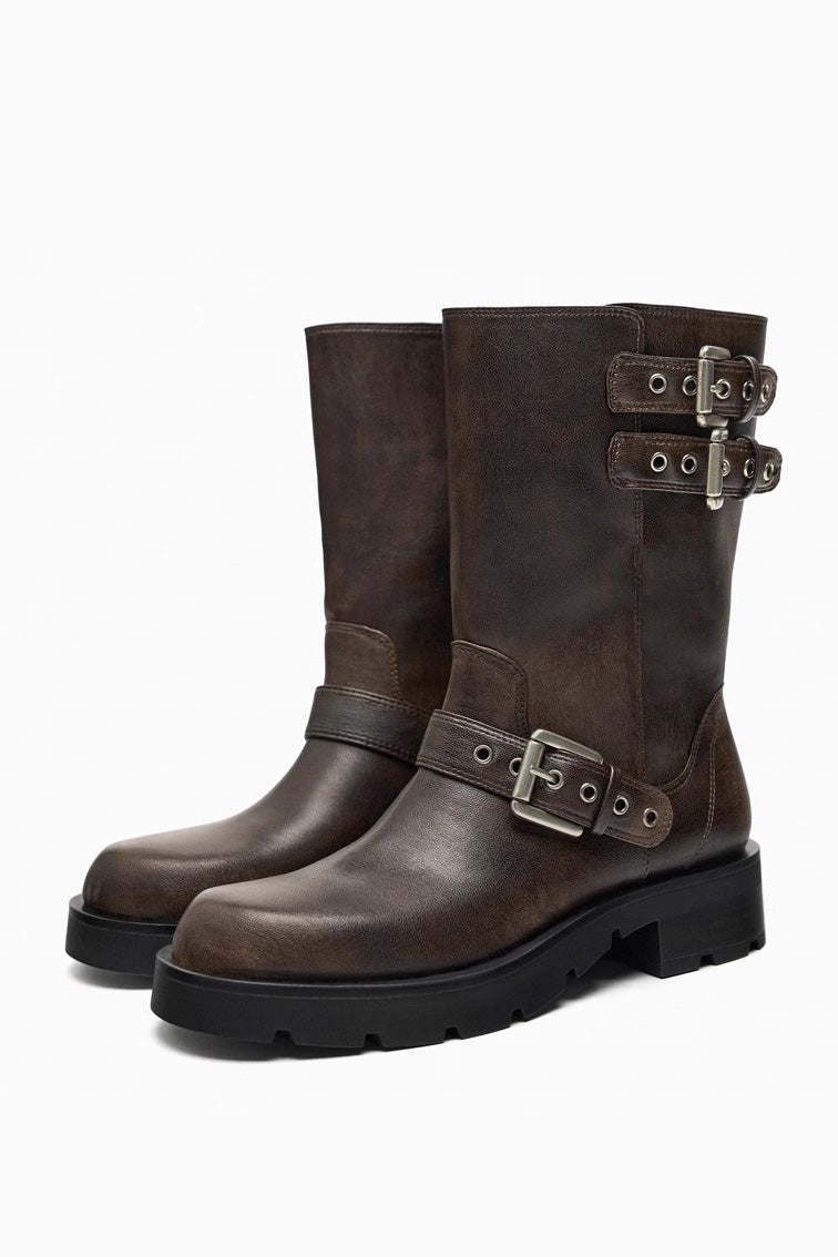 Western-Stiefeletten im Vintage-Stil