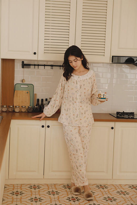 Bamboo Cotton Printed Sleepwear Set