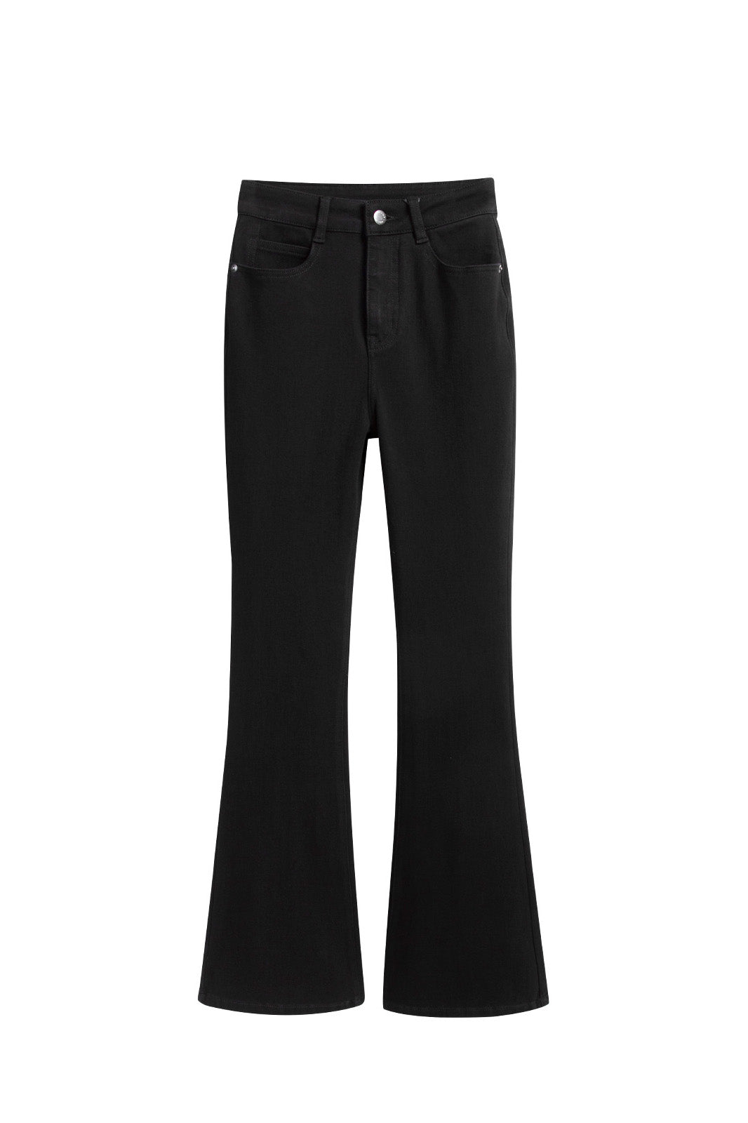 Svarta Slim Flare Jeans