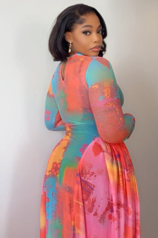 Gothic Queen Transparent Maxi Kleed