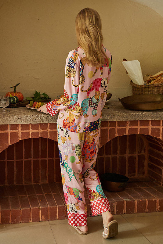 Flamingo Print Pyjama Set