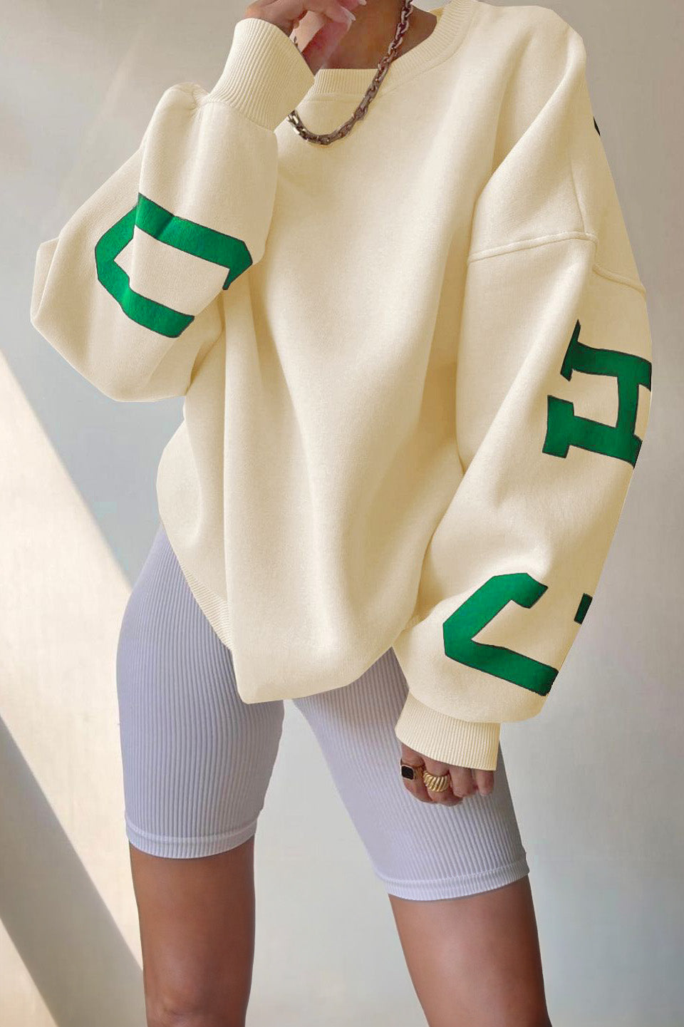 Letter Graphic Crewneck