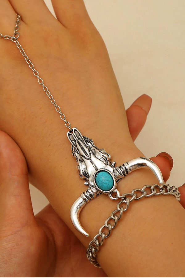 Dammen-Bracelet mat Western-Elementer