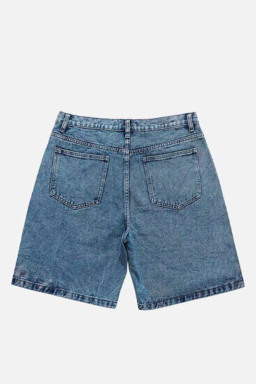 Denim Cargo med hög midja