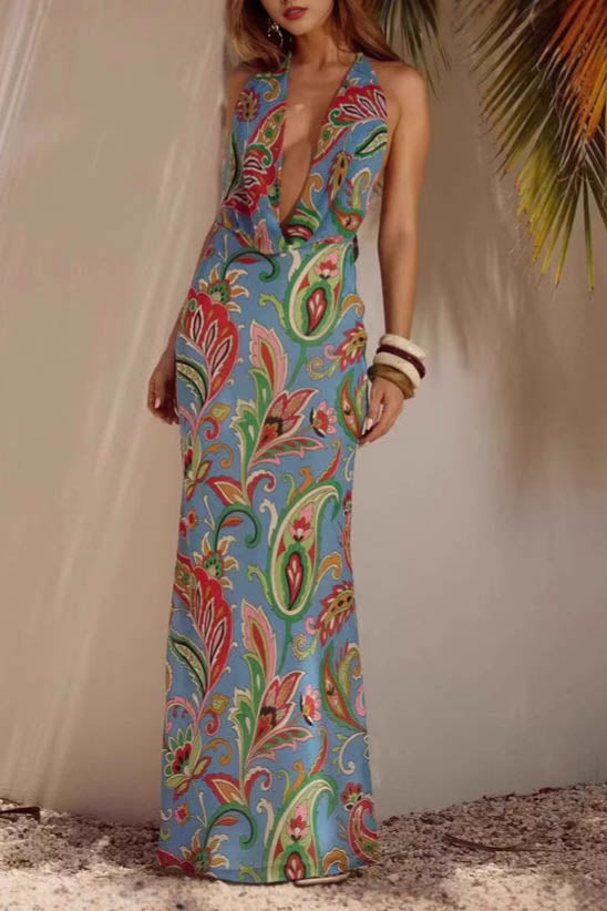 Conjunto de banho de duas peças com estampa Martha