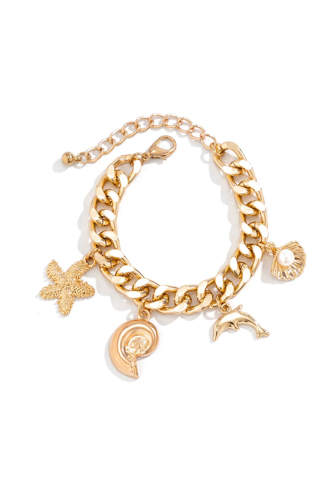Bracelet pendentif thème océan