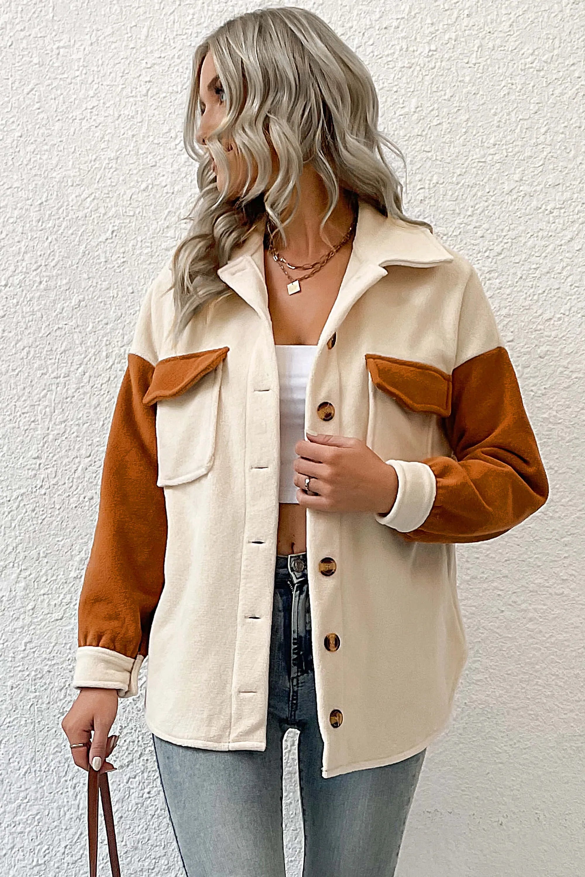 Down To Cuddle – Gemütliche Hemdjacke - Creme