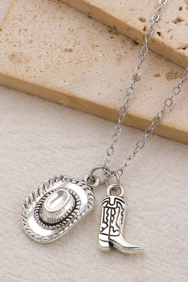 Dame westernsko hat halskæde