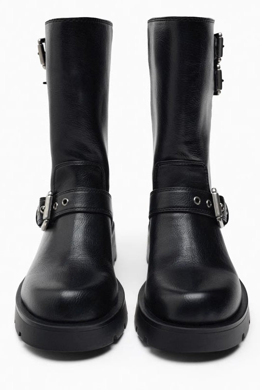 Botas de cano curto vintage ocidentais