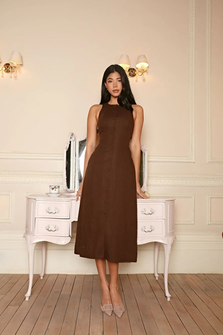 Farmwife Linen Dress