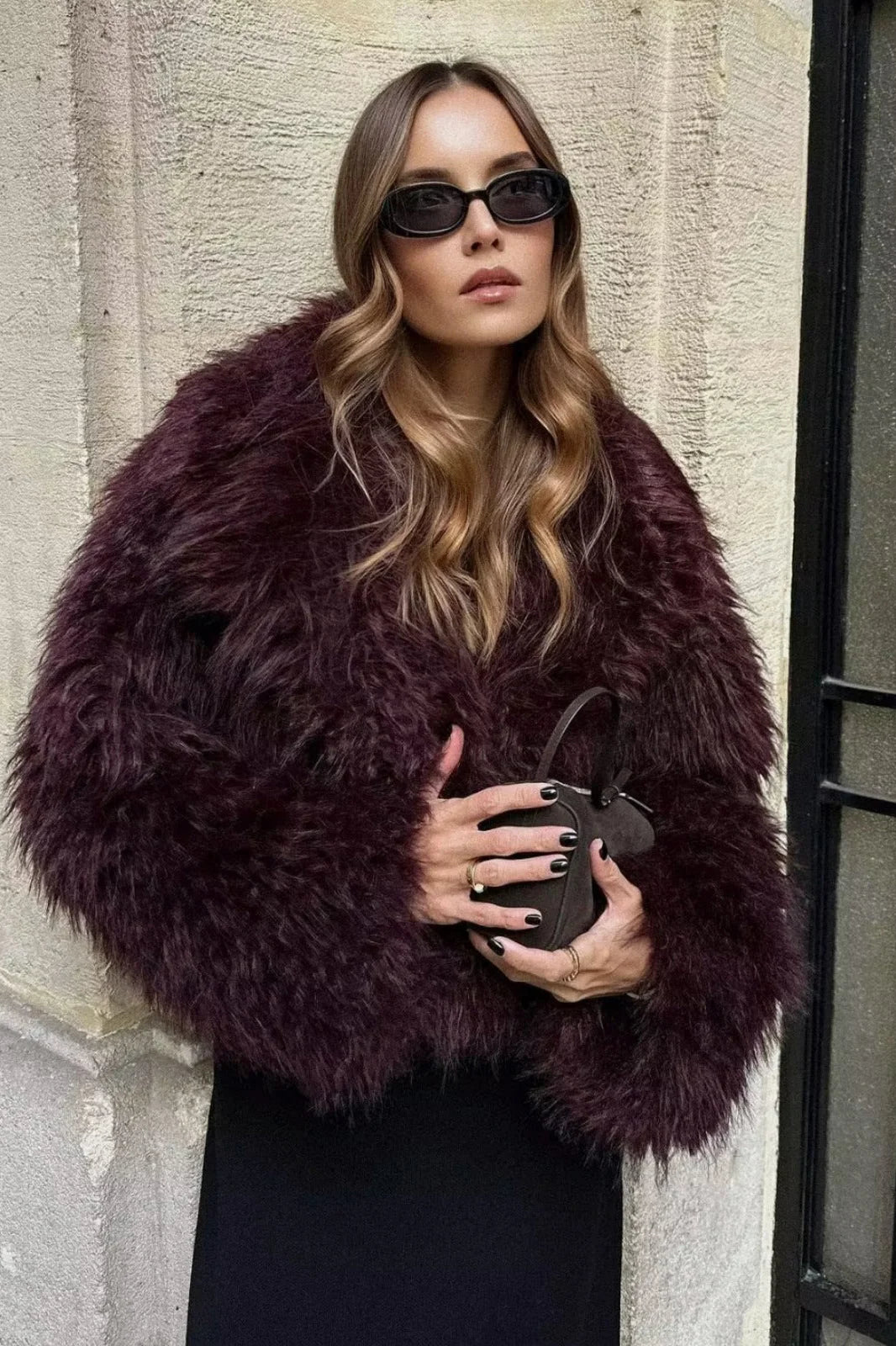 Lapel Fur Jacket