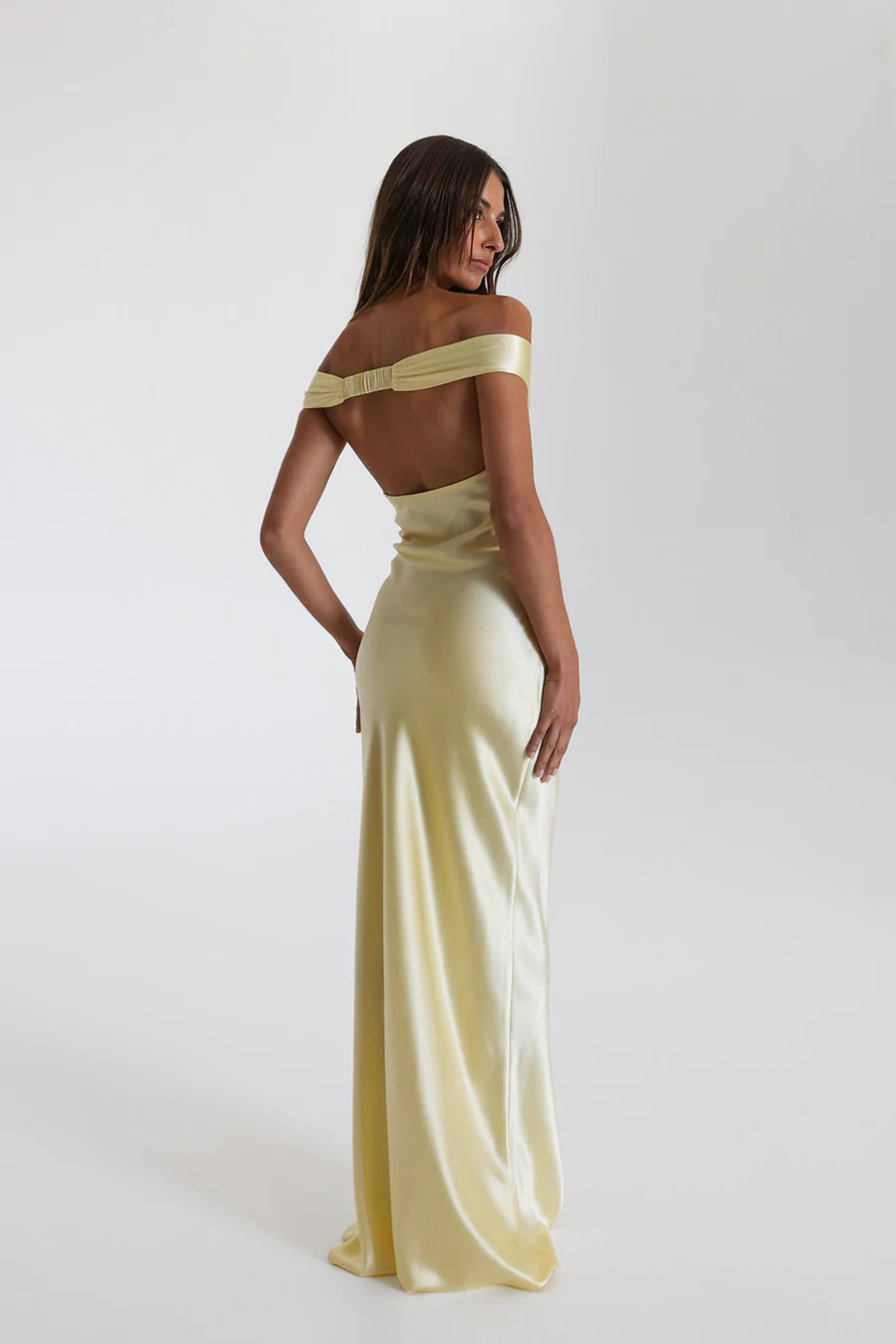 Strécken Low Back Maxi Kleed