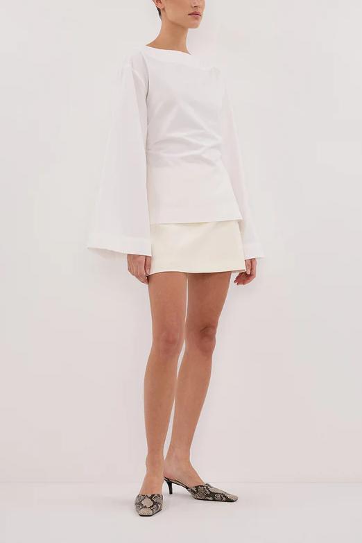 Ivy White Long Sleeve Top