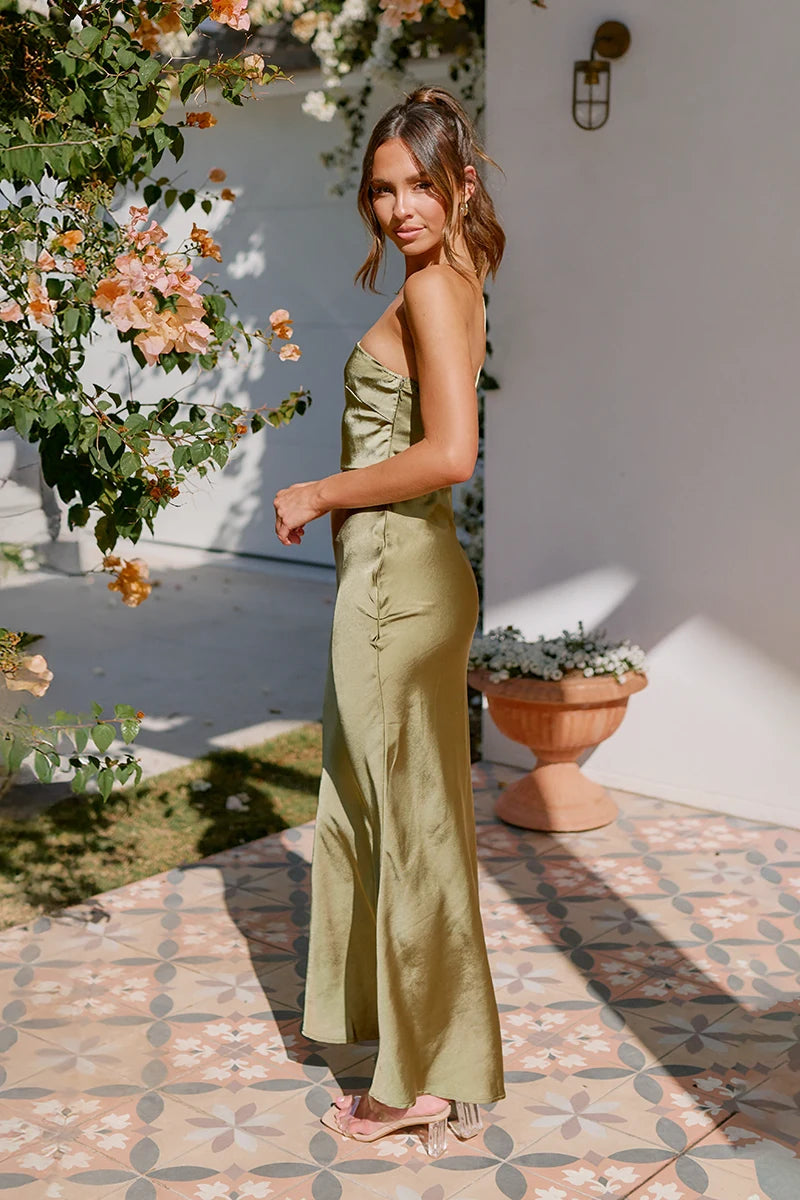 Rochie Maxi Margot - Olive