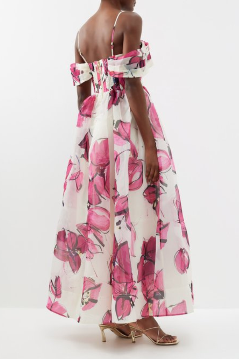 Vestido Maxi Floral Eglantine