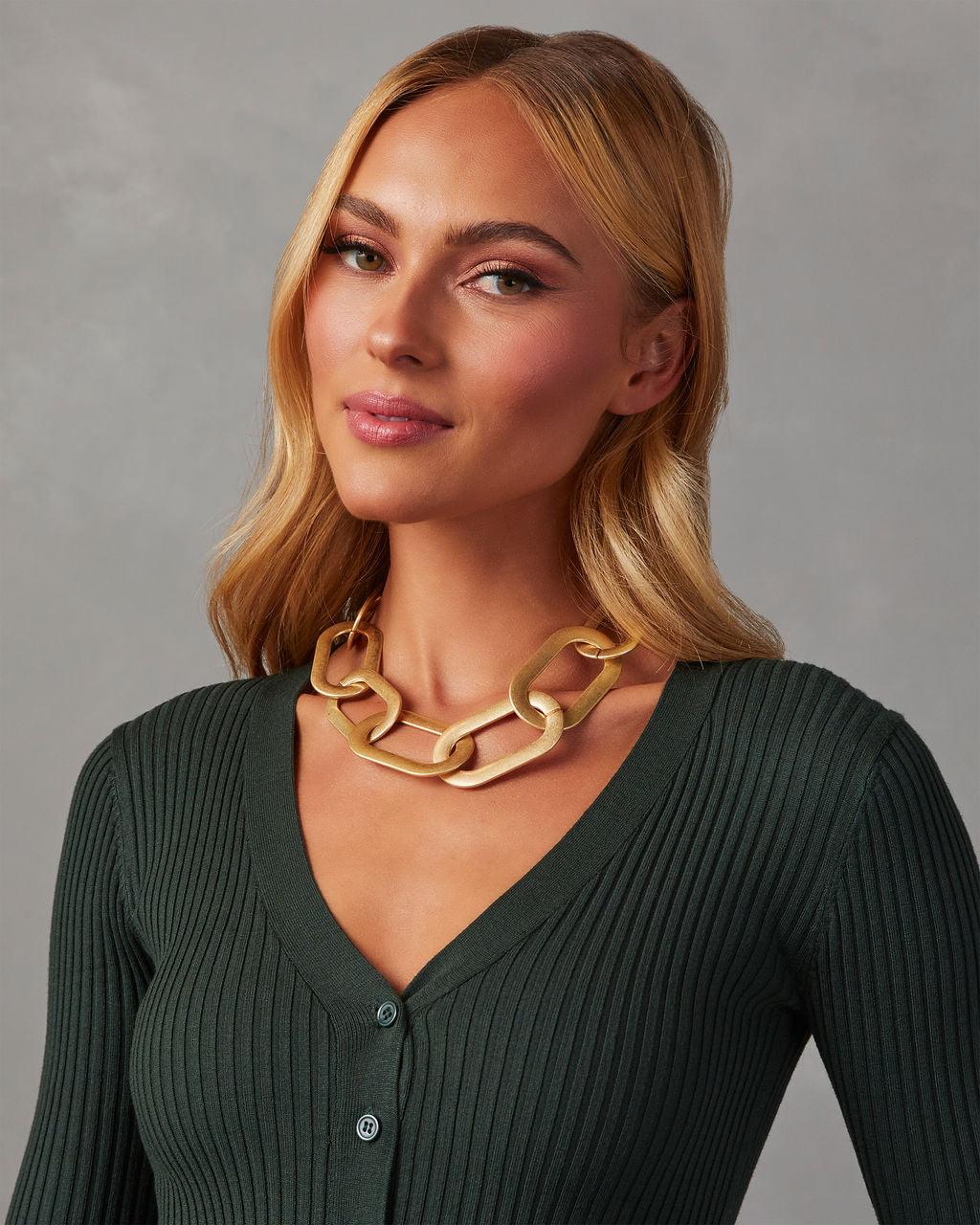 Collier à maillons larges Sophina