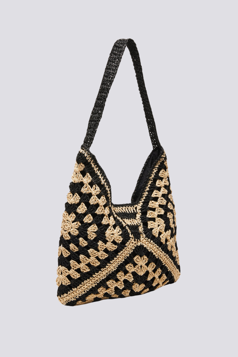 Gigi Patchwork Woven Bag