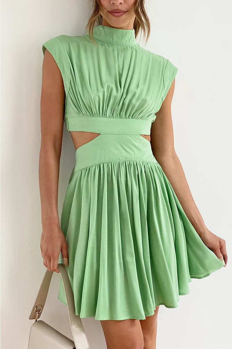 Vestido mini Beatrice - Verde claro