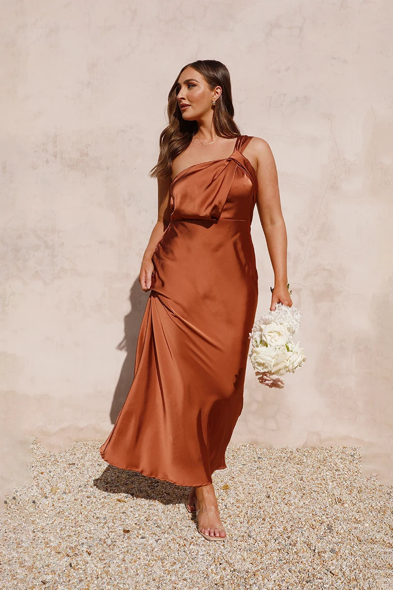 Vestido Greta Maxi - Cobre