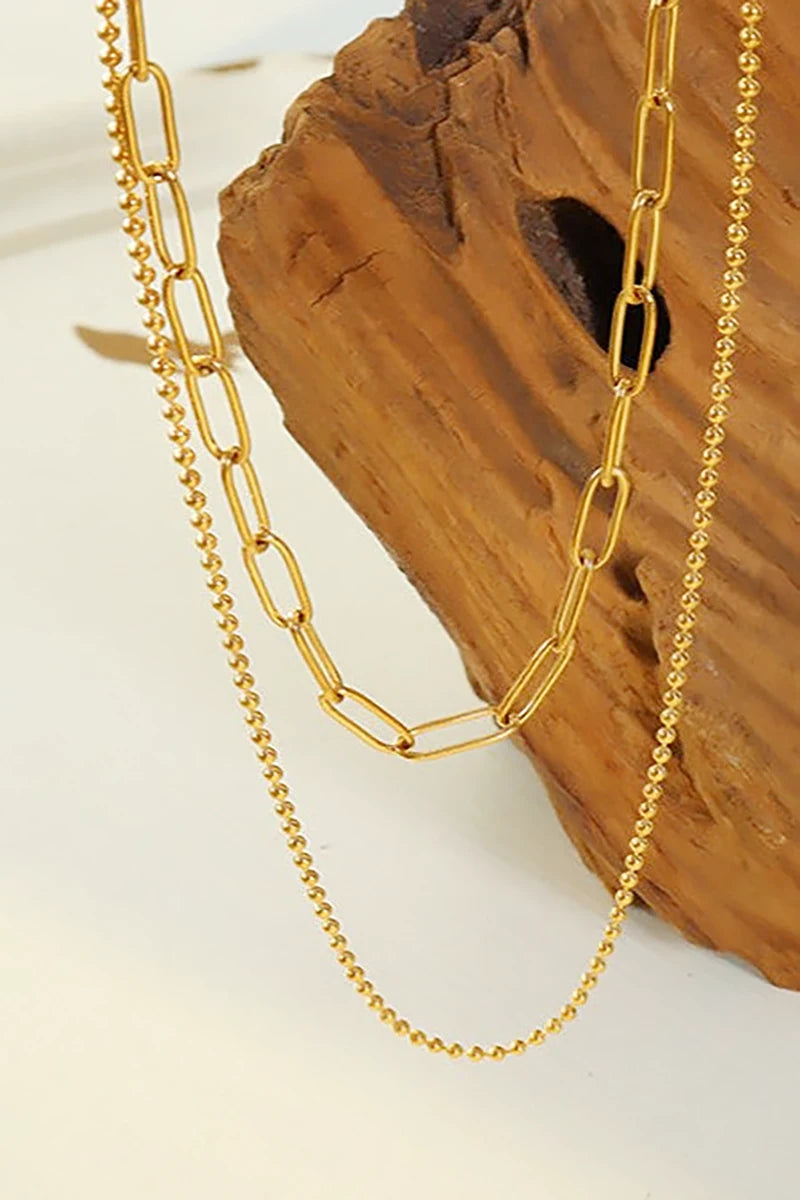 Conjunto de colar Dani Chain - Dourado