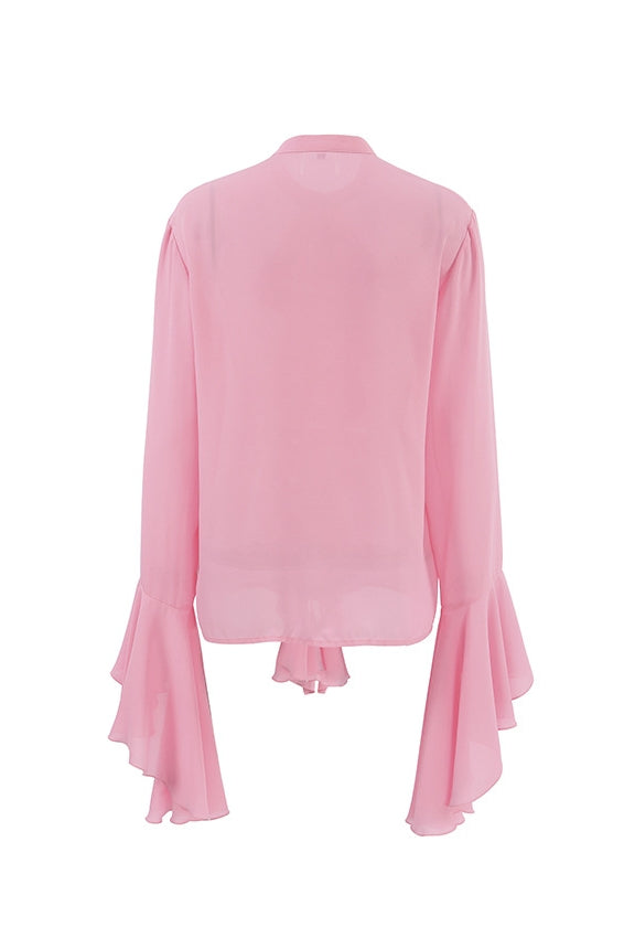 Michelle Semi-sheet Ruffle Blouse