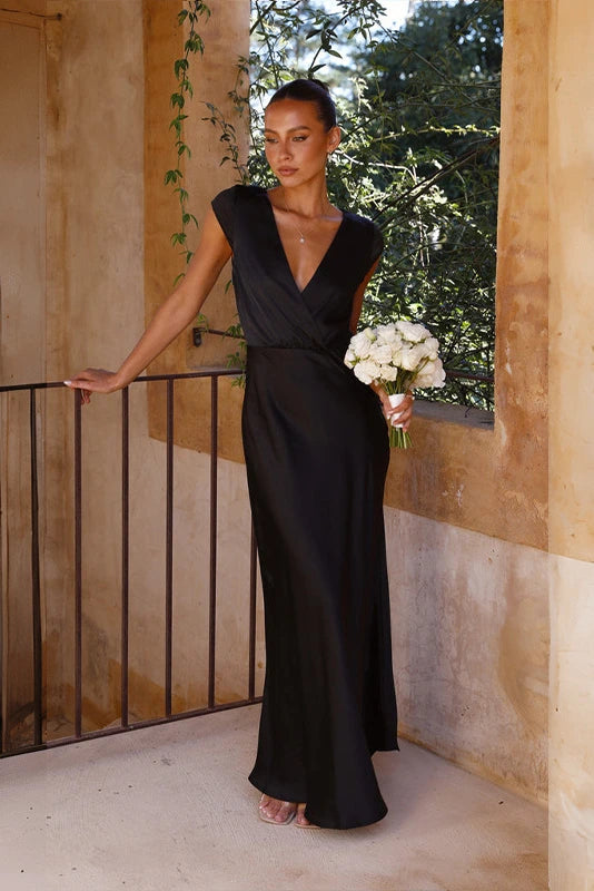 Selma Maxi Dress - Black