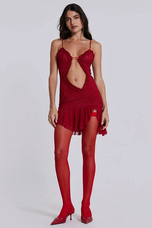 Scarlett Red Mini Fatale Dress