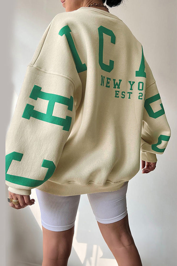 Letter Graphic Crewneck