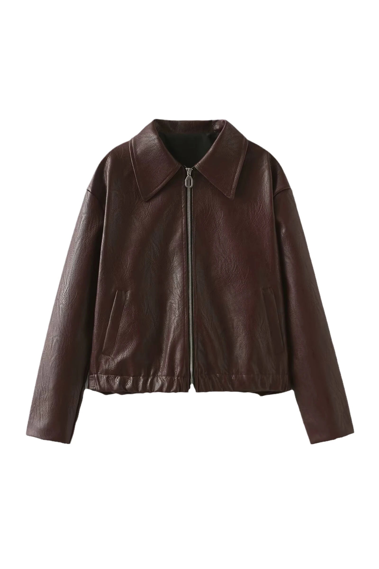 Stylesch Lapel Lieder Biker Jacket