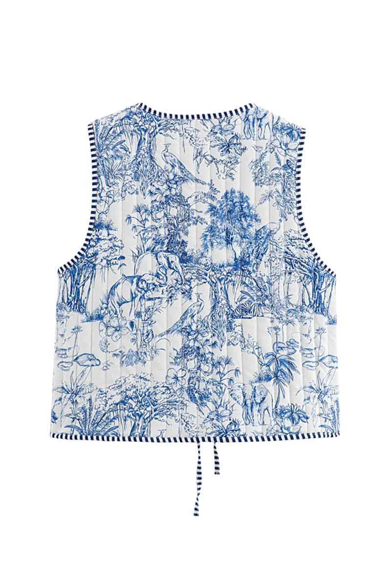 Gilet bleu Babinia