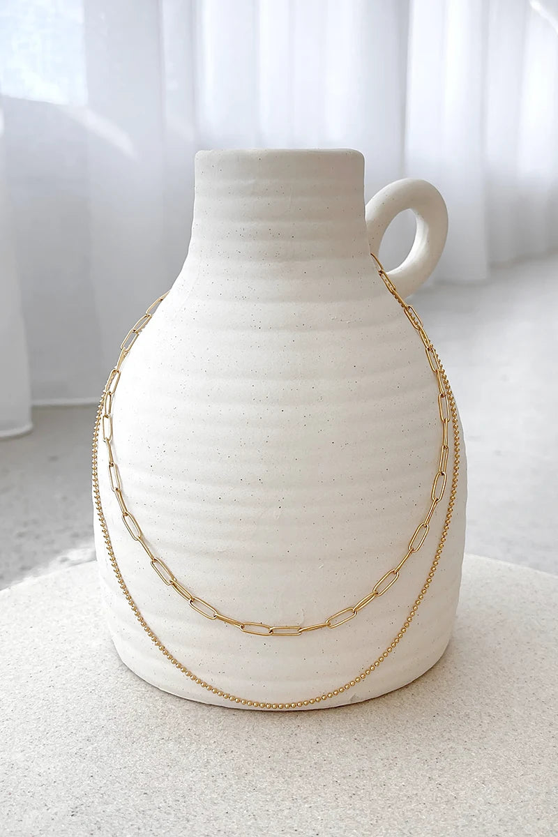 Conjunto de colar Dani Chain - Dourado