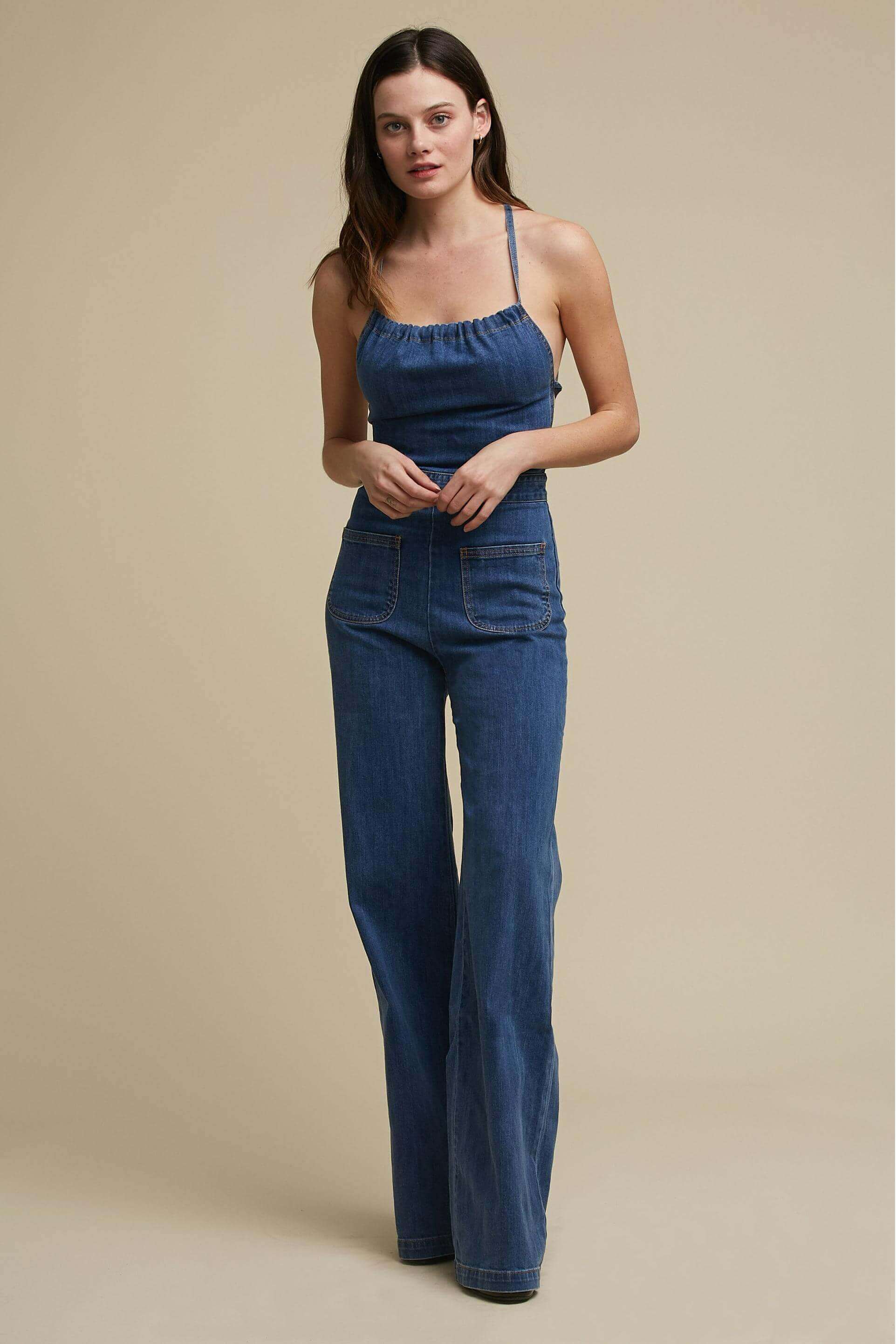 Bustier con florecitas de cuentas de Anita