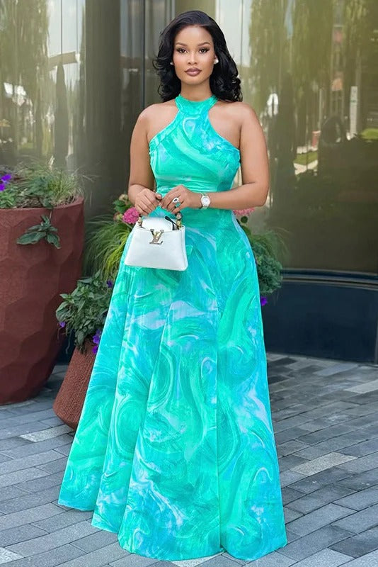 Robe longue drapée transparente Reine Gothique