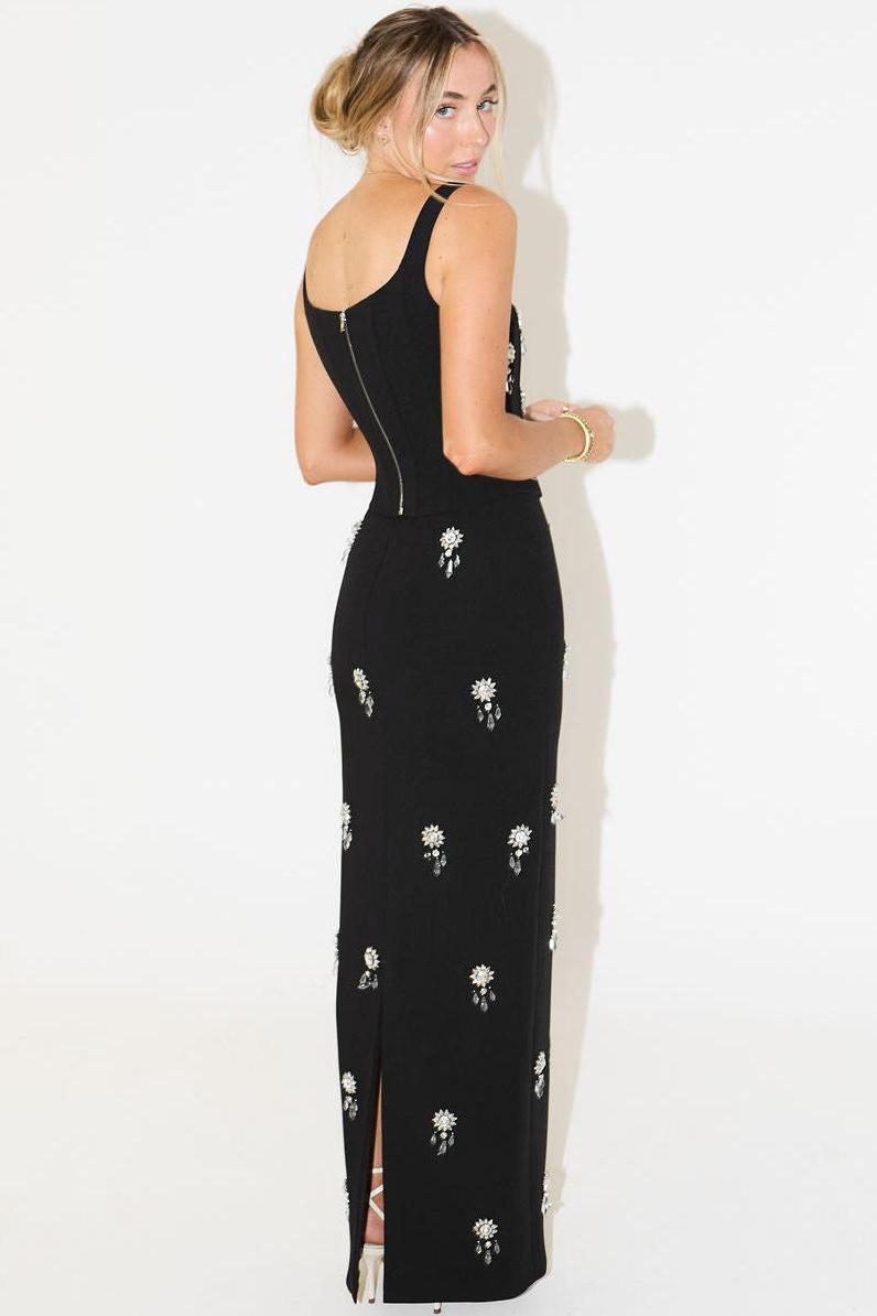 The Ultimate Muse Crystal Maxi Skirt Set