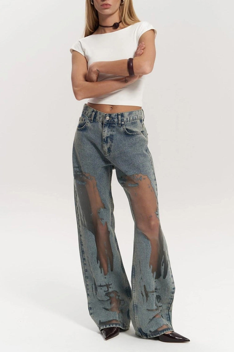 Trixie Blue Transparent Jeans