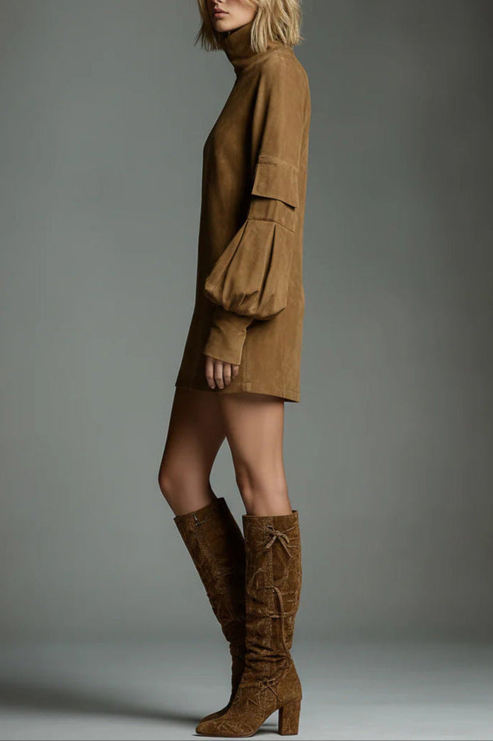 Rochie midi Grace cu mânecă scurtă cu aplicație florală