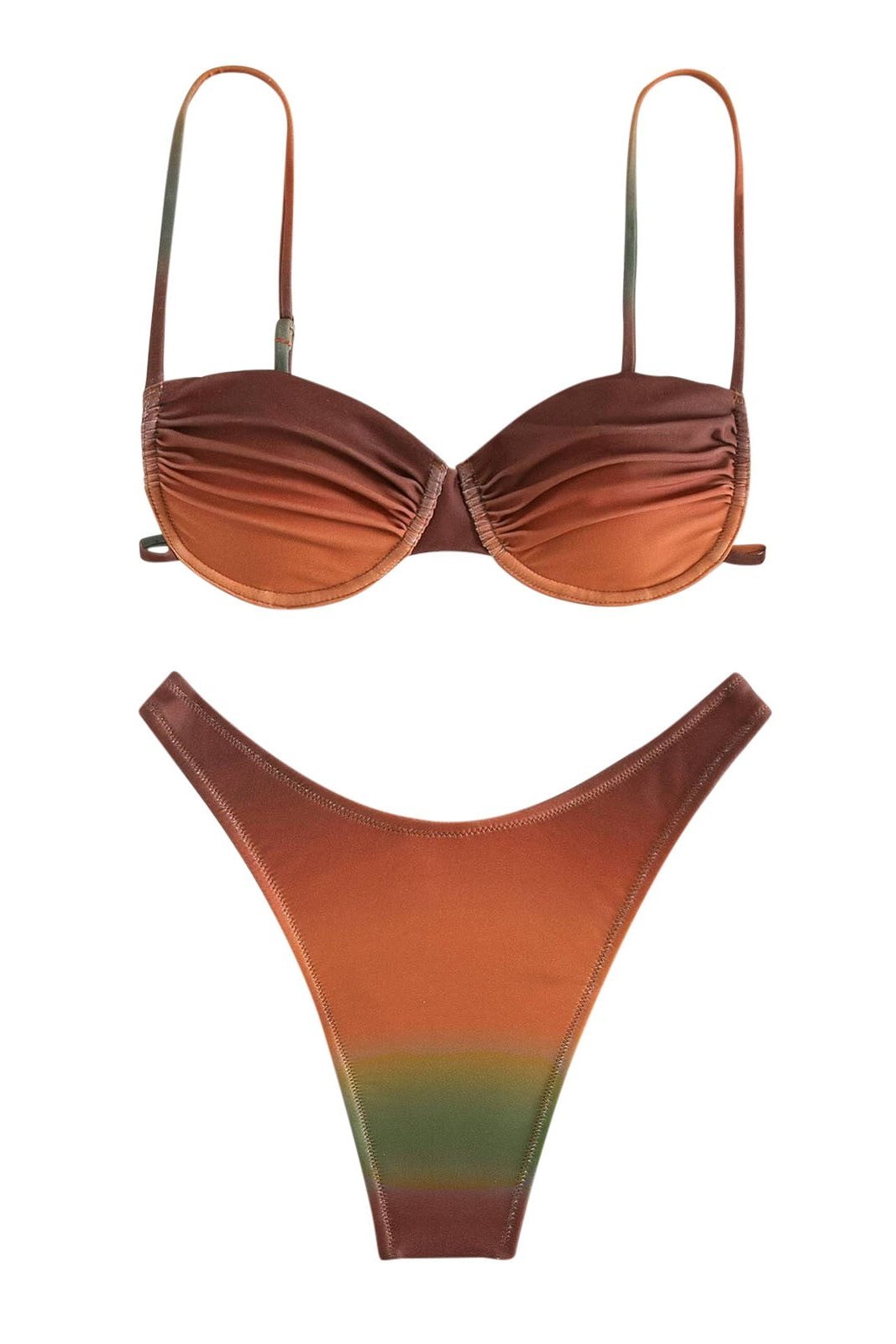 Brook gedréckt Gradient Bikini