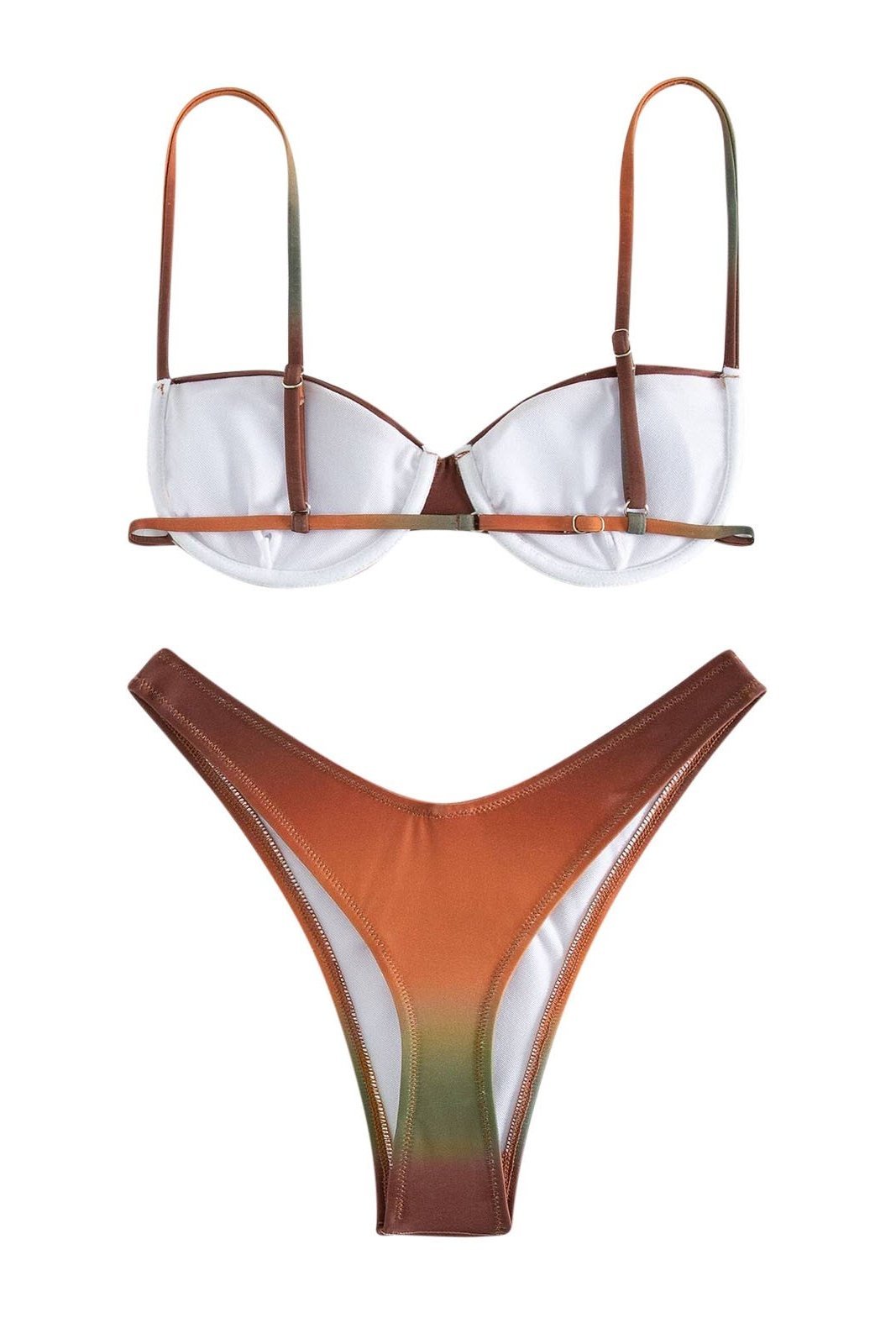 Brook gedréckt Gradient Bikini