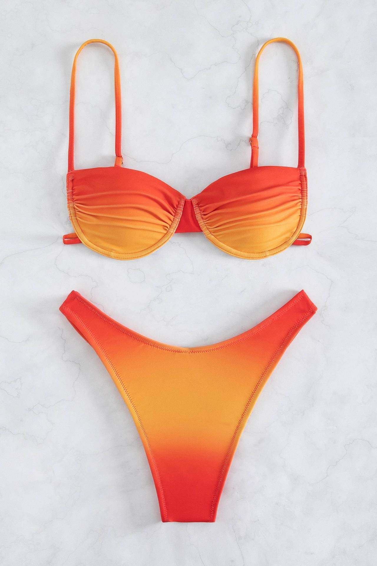 Brook Printed Gradient Bikini-Sunfere