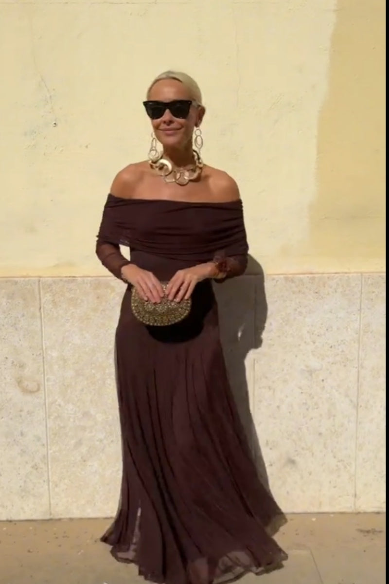Dried Rose Maxi Dress