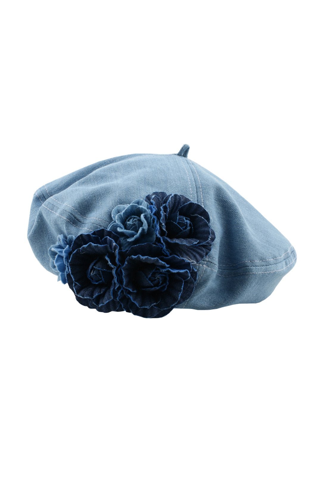 Pălărie Camellia Denim Beret