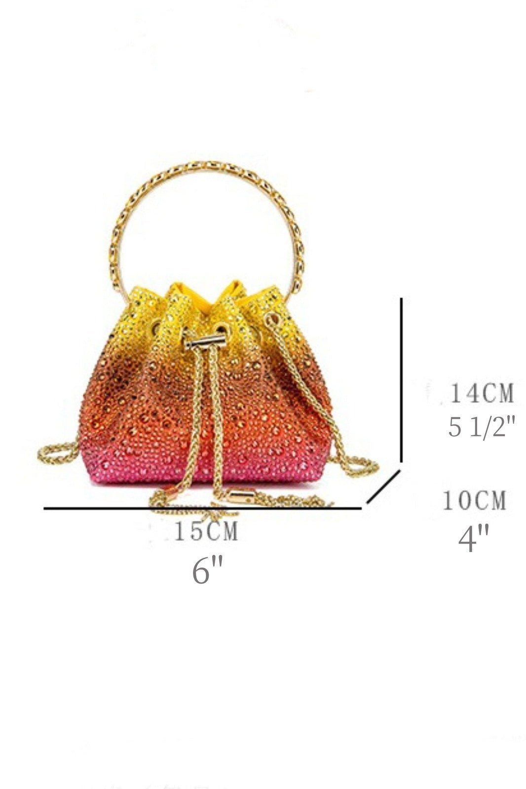 Sac seau à anse en boucle Carlin Diamente