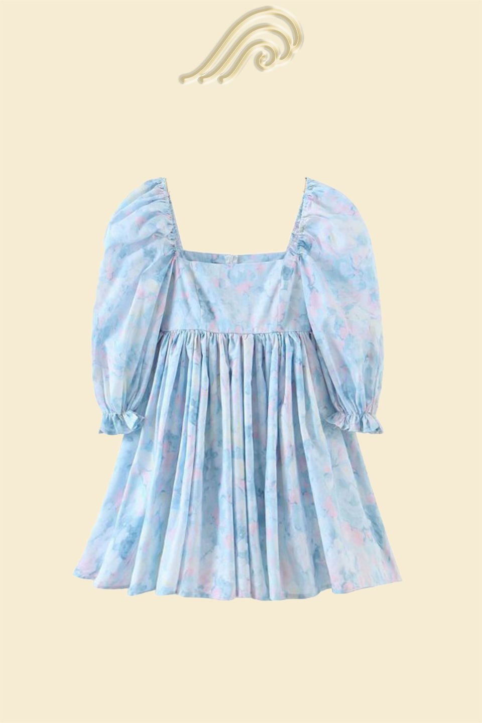 Sukienka Clara Printed Ruffle Mini Doll